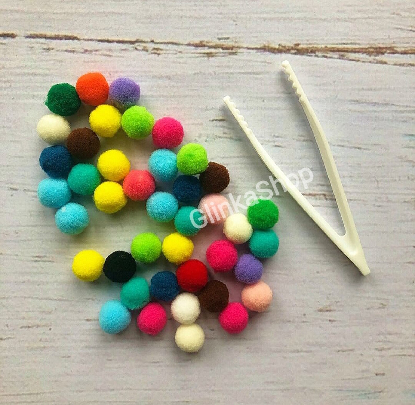 Pom pom toys Toy tweezers Toy tongs Learning math activity Etsy