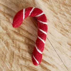 Handmade Felt Candy Canes