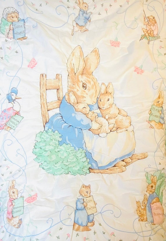 Bunny Baby Quilt Kit, Baby Quilt Kit, Bunny Rabbits Carrots, Easter, Boy or  Girl, Gender Neutral, Cotton Fabric, Crib Diy, Easy Panel Kit 