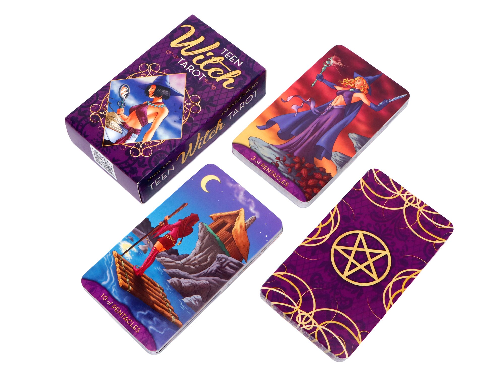 Teen Witch Tarot with guidebook / Witches Tarot cards deck | Etsy