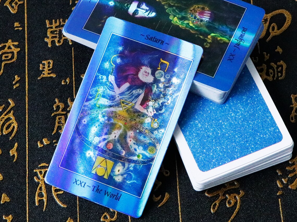 Tarot Of Celestial card deck / Celestial Tarot deck with Etsy