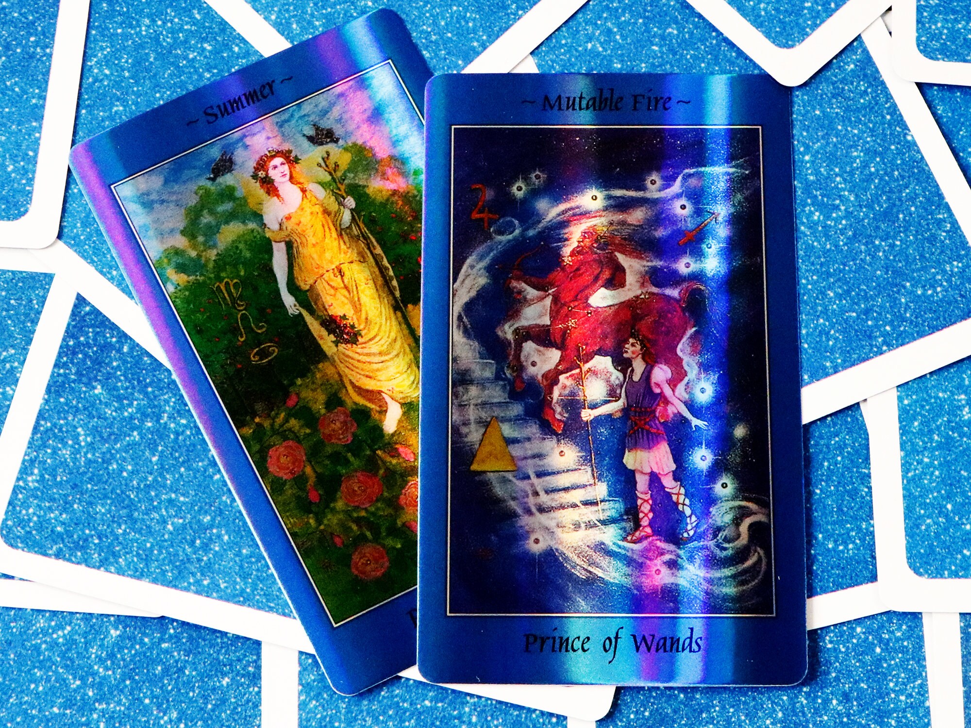 Tarot Of Celestial card deck / Celestial Tarot deck with Etsy