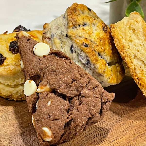 Gluten Free Scone, Gluten Free Baked Goods, Box of Scone, Gluten Free Afternoon Tea Box, Dairy Free Scone, Dairy Free Baked Goods, Tea