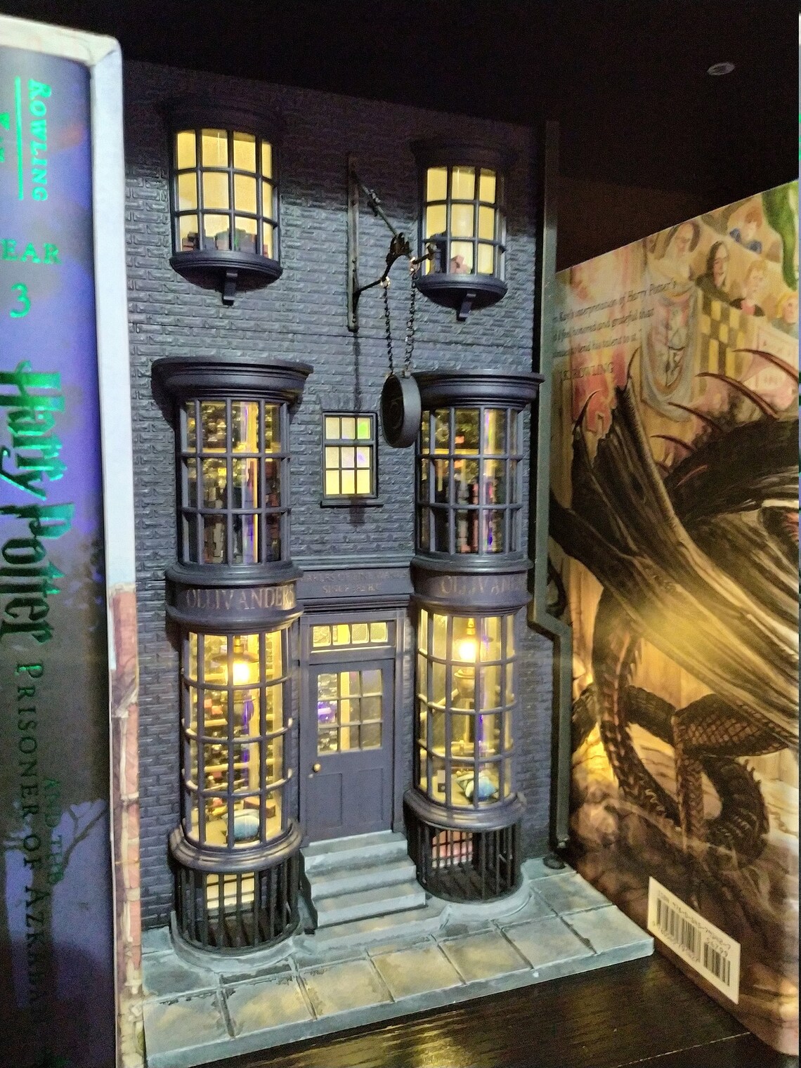 Miniature Ollivander's Wand Shop Harry Potter Book Nook Etsy
