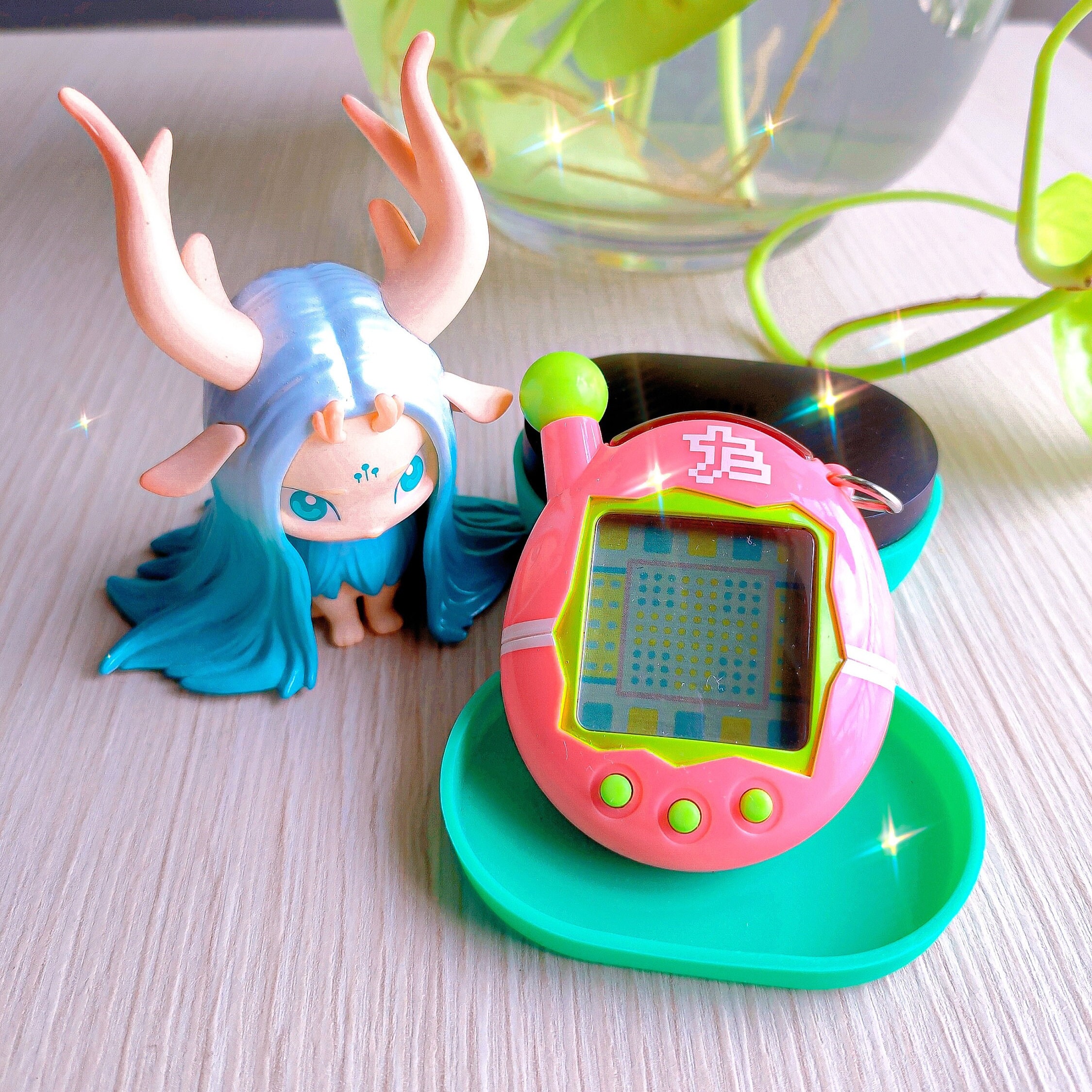 BANDAI : Chou Jinsei Enjoi Tamagotchi Plus (entama) - Pink Sweater