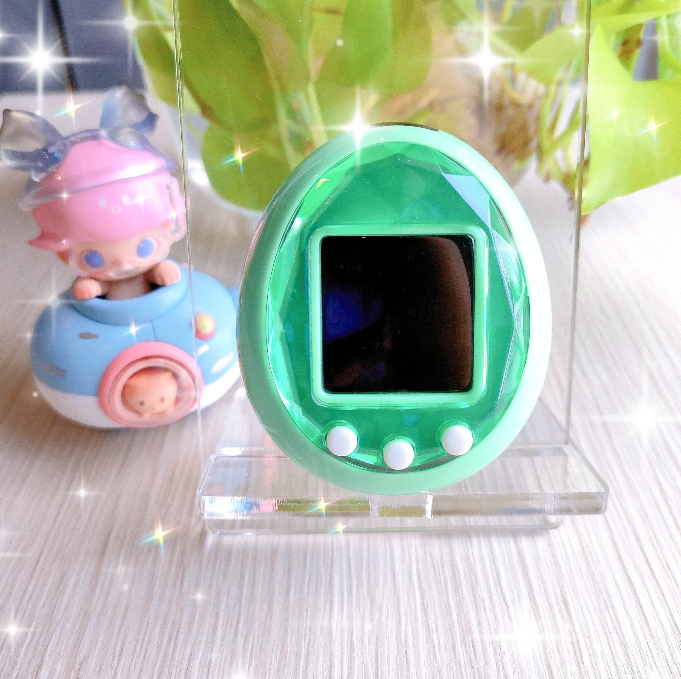 BANDAI Tamagotchi ID - Green Color / B017 - Etsy Israel