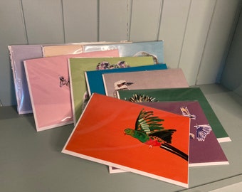 Australian Animals Art Print Cards, Mixed Set of 10