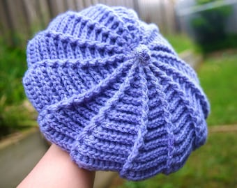 Easy Beret Hat Crochet PATTERN (size Adjustable) - Etsy