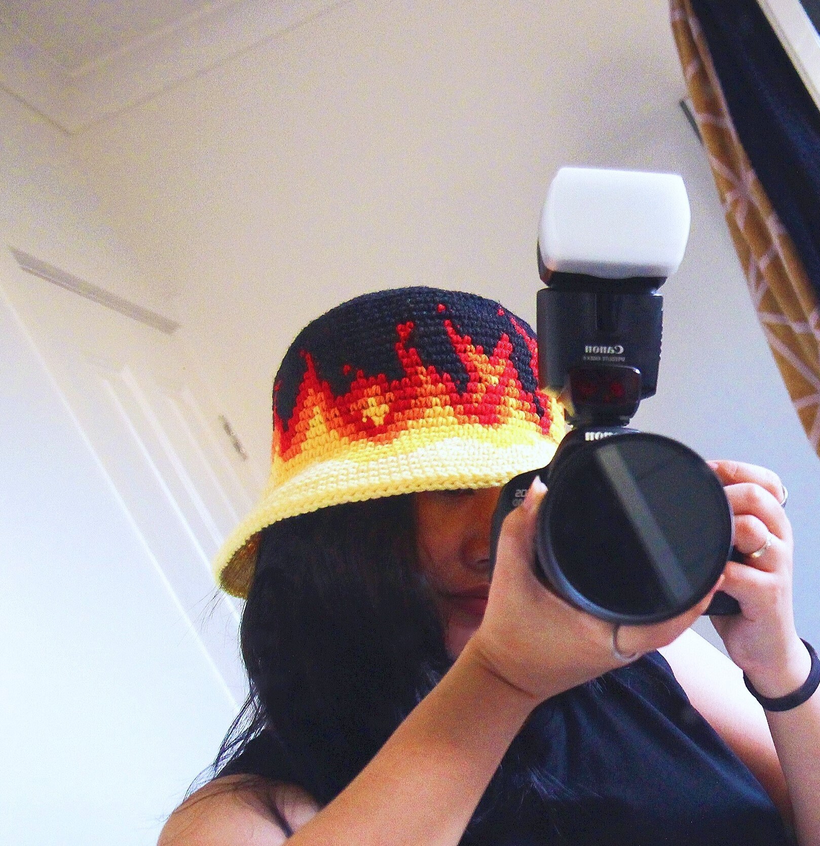 Flame Bucket Hat Crochet PATTERN (size Adjustable) - Etsy