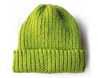 Chunky Knit-look Crochet Beanie PATTERN