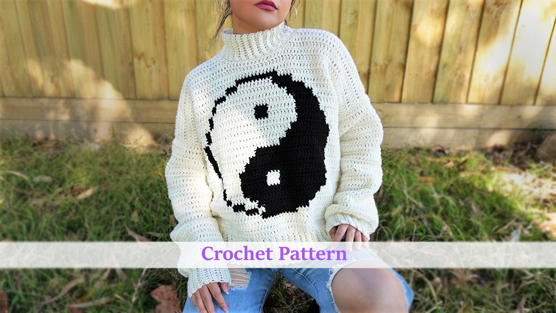 Yin Yang Sweater Pattern Knitting