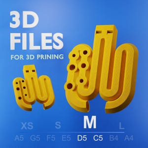 Octo Tune M Pack - 3D Files. Great sounding 3D printable drone flute, compact and strong, prints without supports and sounds great!