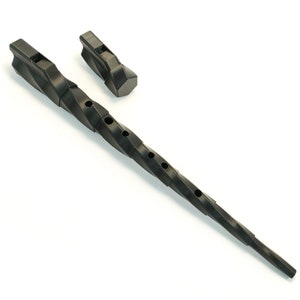 Unicorn Tune - Unique 3D-Printed Telescopic Spiraling Flute - D Major key – Pocket-Sized Wind Instrument, Handmade with Innovative Design