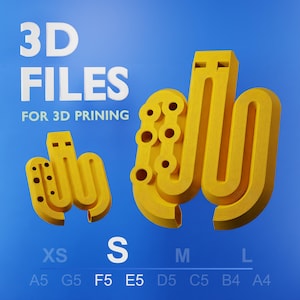 Octo Tune S Pack - 3D Files. Great sounding 3D printable drone flute, compact and strong, prints without supports and sounds great!