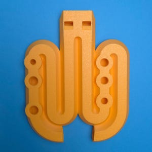 Octo Harmonizer - C-majeur - Unieke harmonische drone/dubbele fluit, zakfluit, sterk en compact reisinstrument.