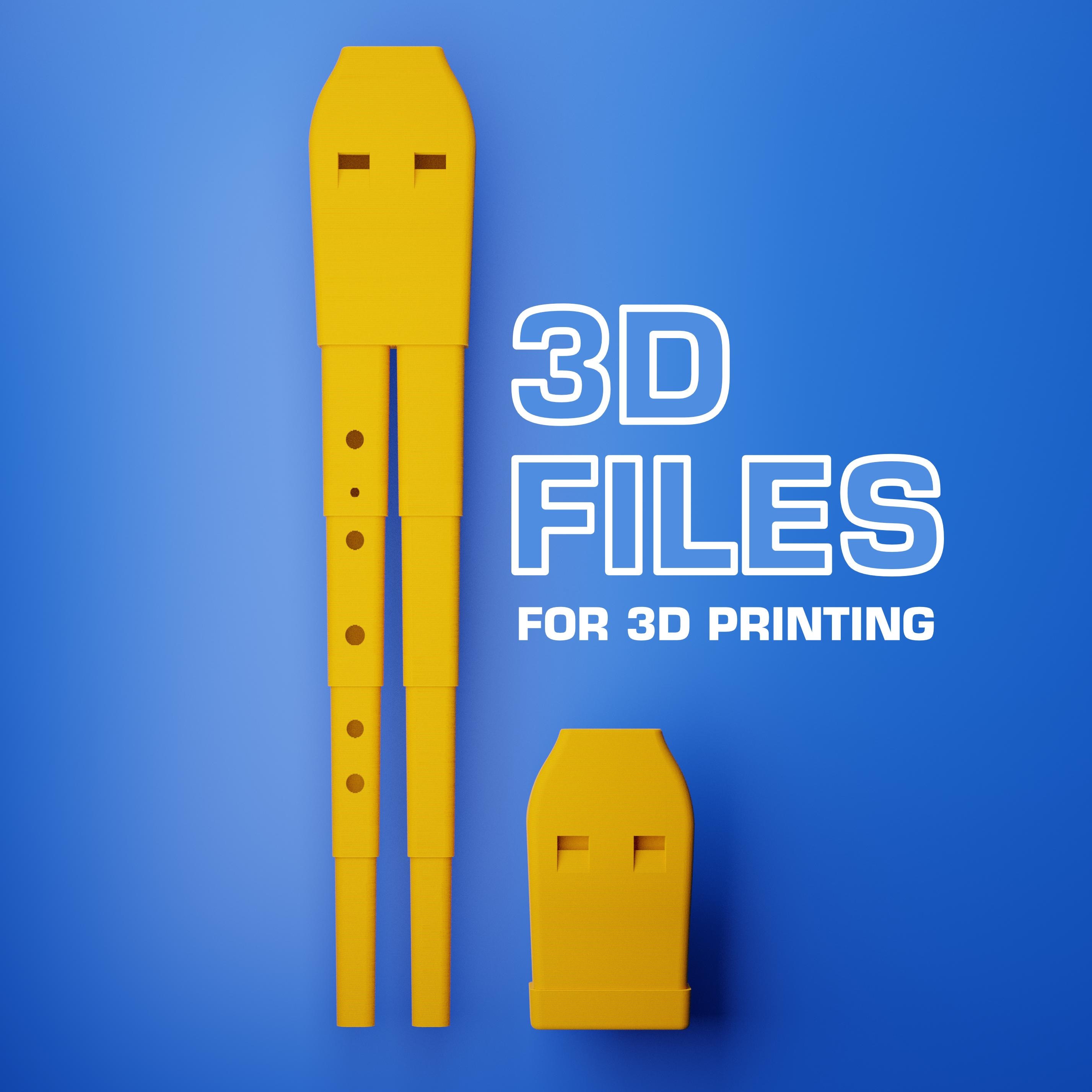 Uno Drone Tune - 3D Printable Telescopic Drone Flute Files | STL
