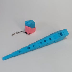 Key Tune - Flauta de llavero de escala mayor: instrumento de bolsillo portátil y fácil de tocar / Regalo único para amantes de la música / ¡Escúchalo ahora!