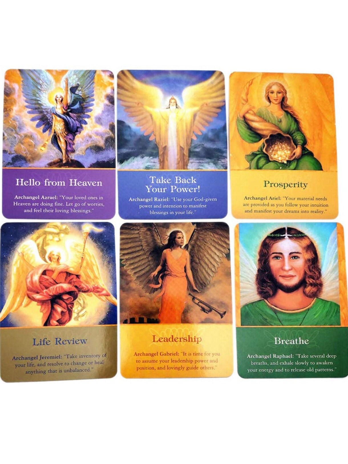 45 Piezas Arc ngel Oracle Cards Etsy