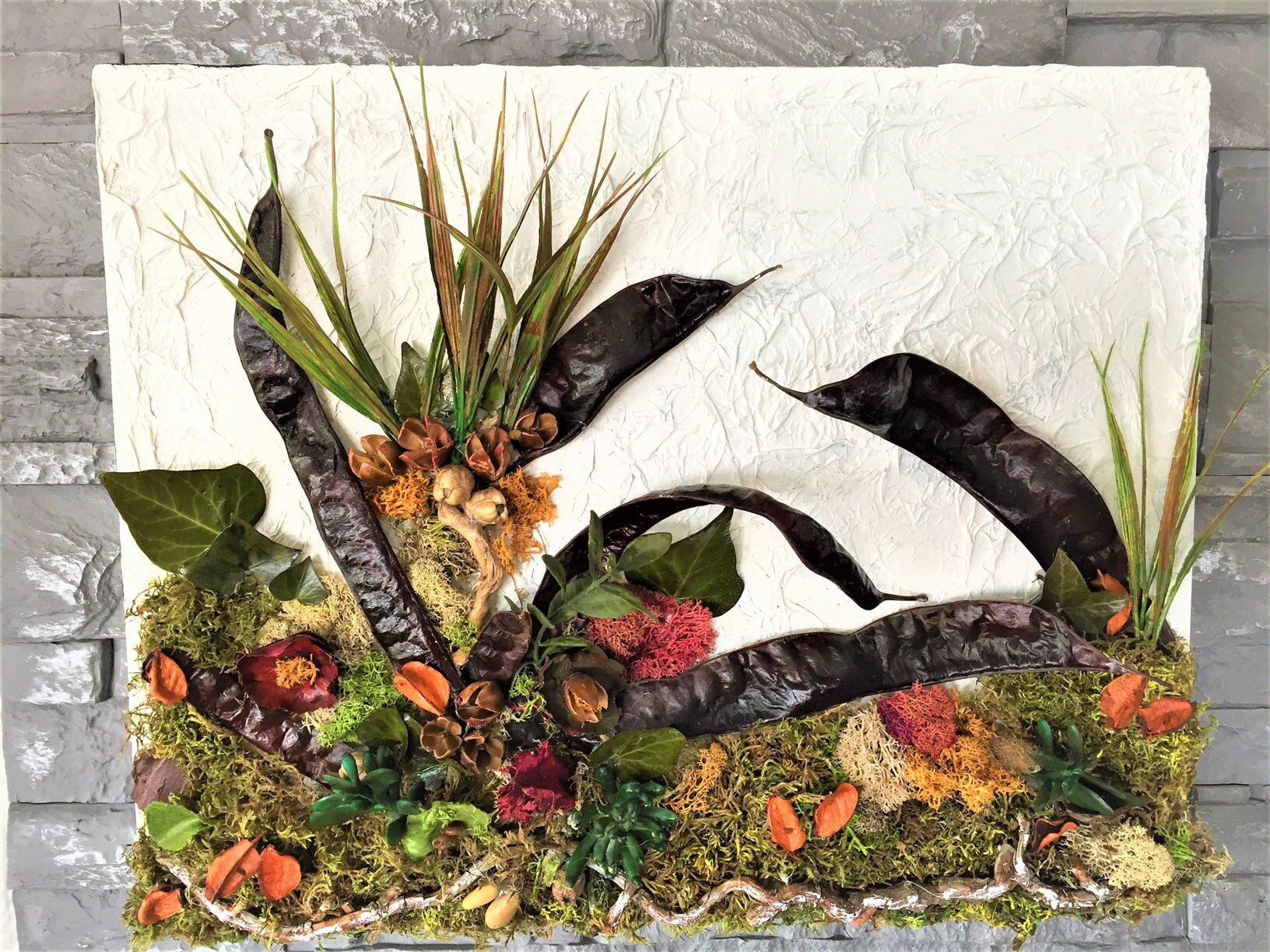 Tableau Végétalisé 50cm X 40 cm