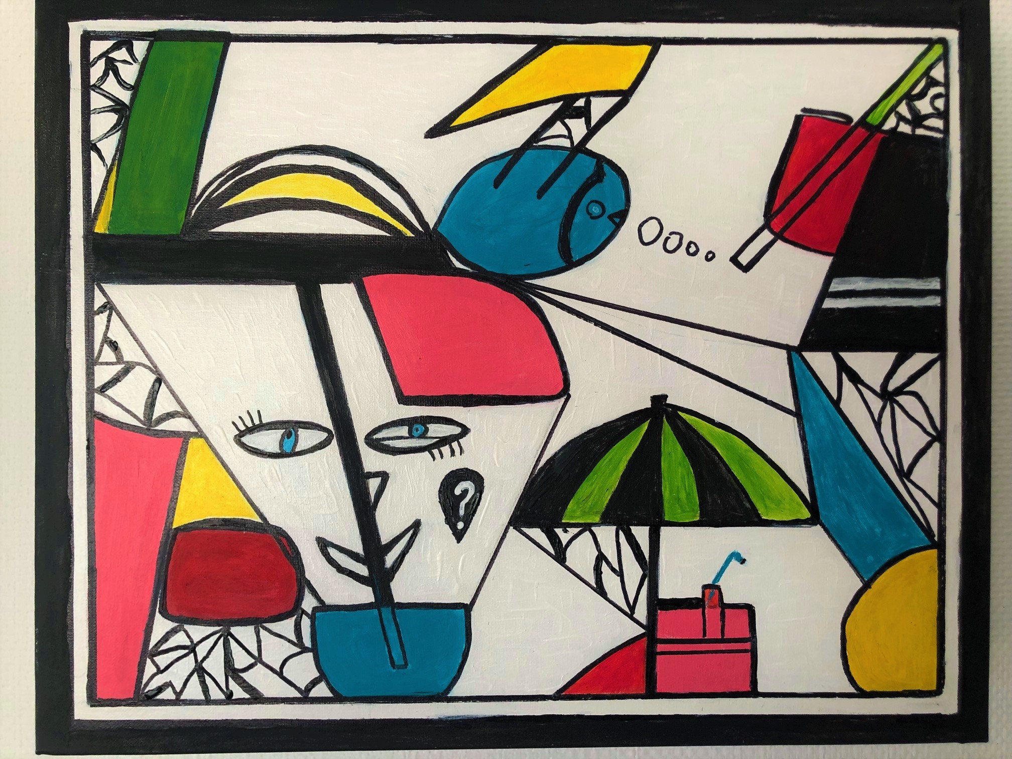 Tableau Comtemporain 50cm X 40cm