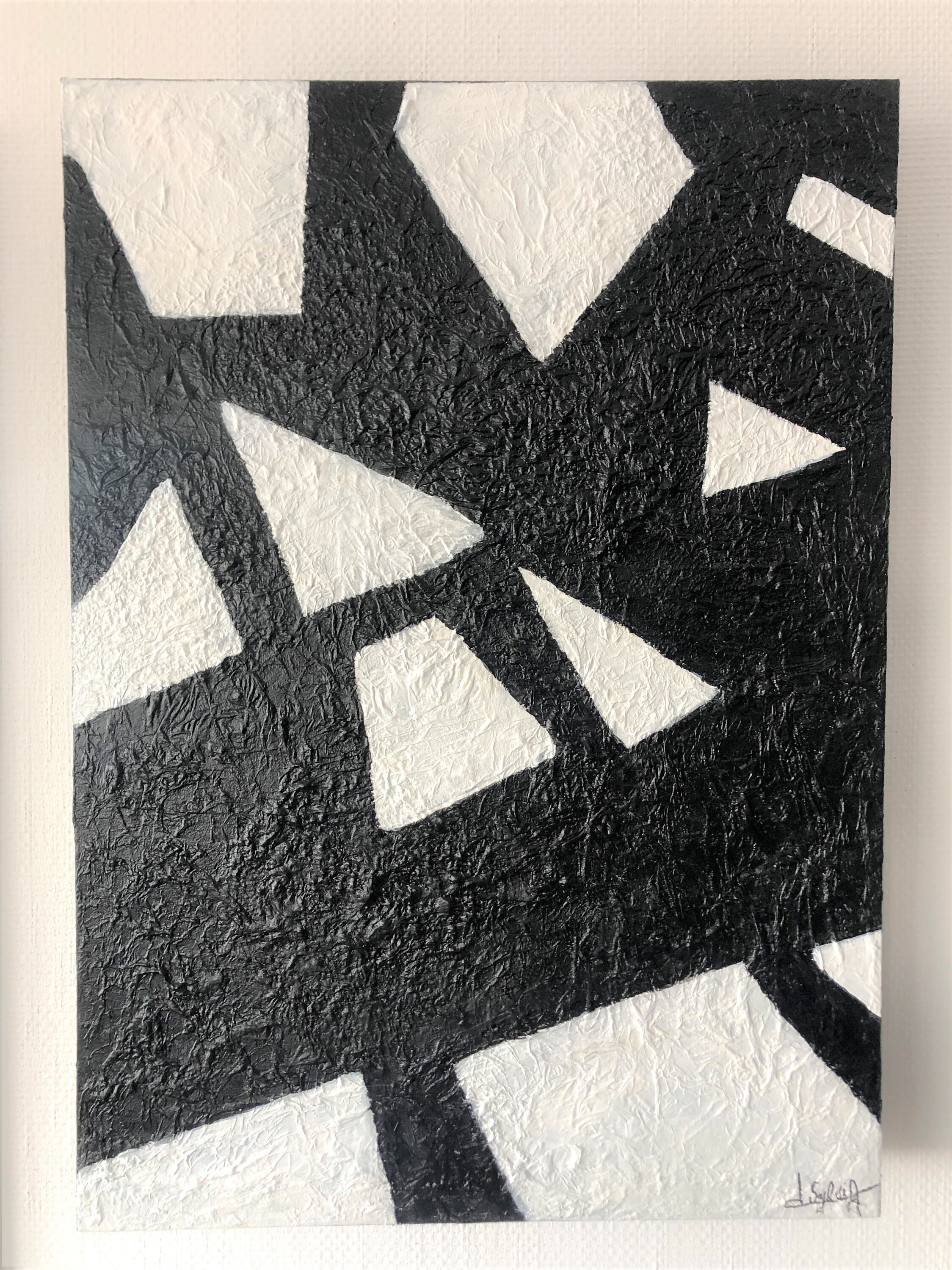 Tableau Contemporain Peinture Acrylique 70x50 cm