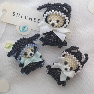 Handgefertigte Perlen Accessoires/Schlüsselanhänger, Bär, Hase |geschenk|weihnachten|valentine|birthday
