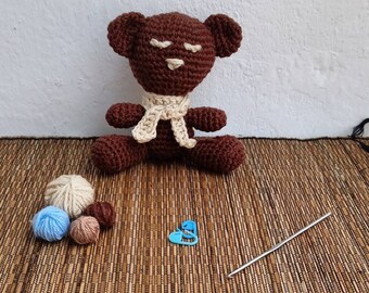 Teddybär-Amigurumi