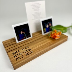 Bilderleiste aus Holz | Fotoleiste | Kartenhalter | Erinnerungsboard | personalisierbar | Geschenkidee | Geburtstag | Geschenk