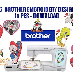 Looney Tunes Embroidery - 46 Design Bundle (Instant Download)