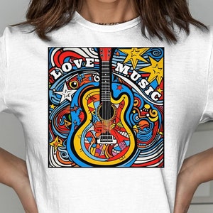 Ren Fan Art Apparel - Love Music T-Shirt for True Fans of Ren Gill Makes Music