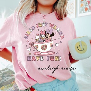 Disney Minnie Daisy Summer Shirt, Girls Just Wanna Have Sun, Disney Besties Shirt, Disneyworld Shirt, Disney Summer Shirt