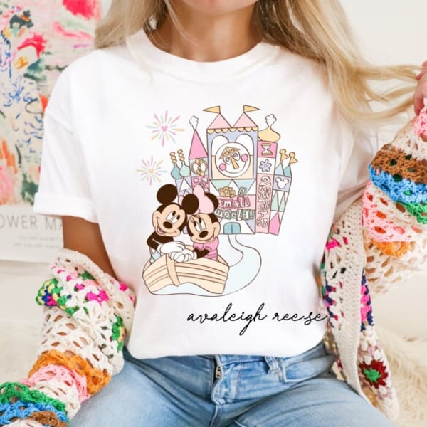 Disney Minnie Mickey Summer Shirt, It's a small world, Disney Besties Shirt, Disneyworld Shirt, Disney Summer Shirt