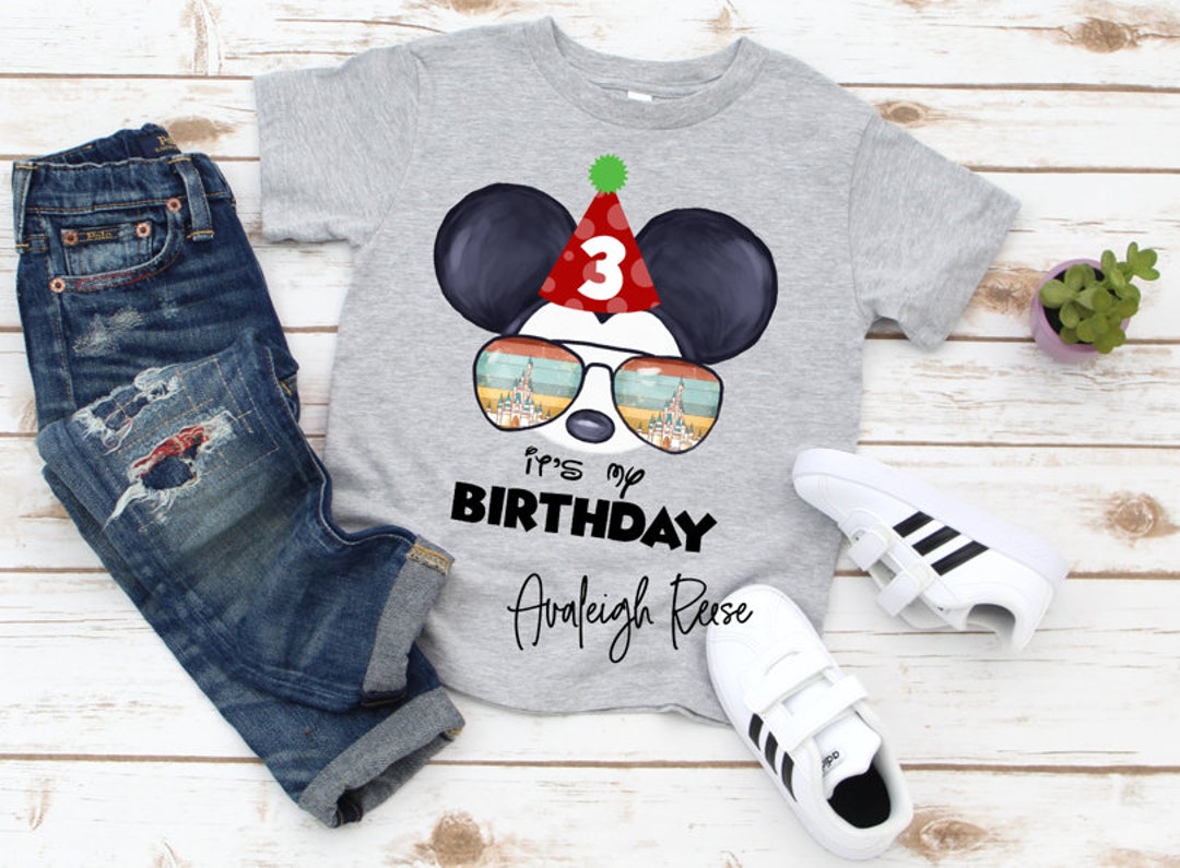 Its My Birthday Disney Shirts Personalized Youth Disney Shirts Mickey ...