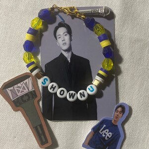 Monsta X Bias Beaded Bracelets with Freebies Included! Please read description!!