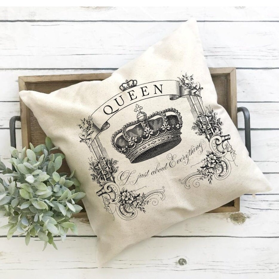 Queen of store everything pillow