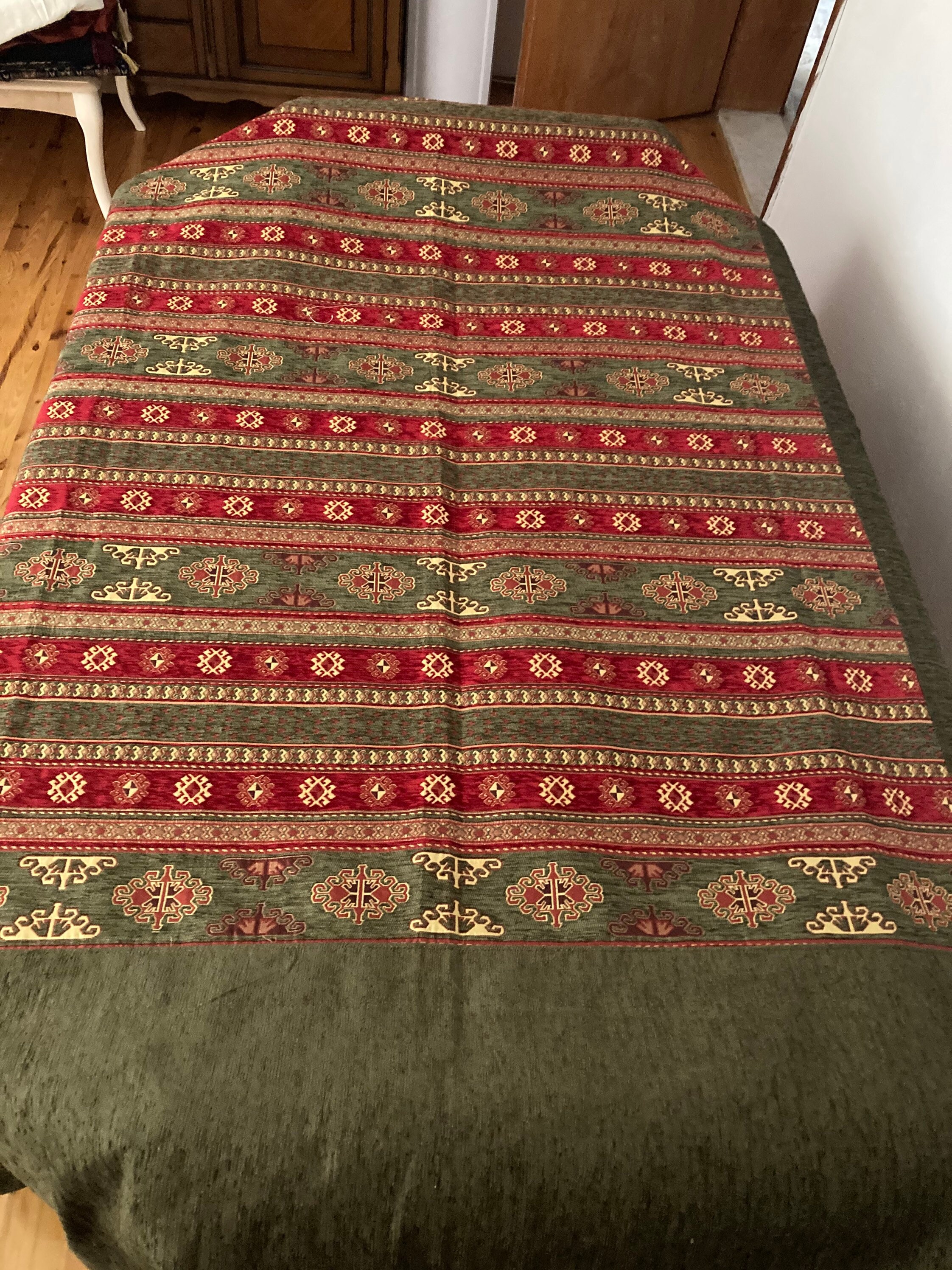 Bed coverTurkish Bed coverTradatinol Turkish Patch Fabric Etsy