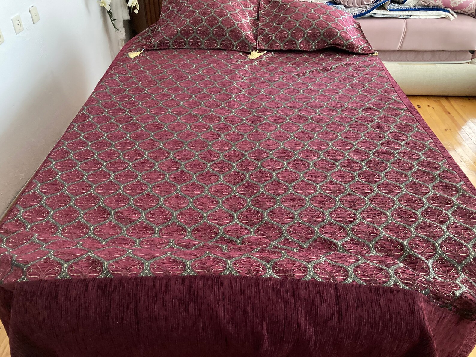 Bed coverTurkish Bed coverTradatinol Turkish Patch Fabric Etsy