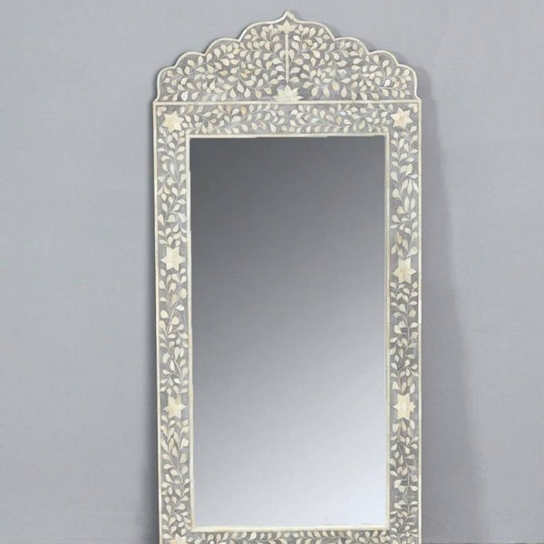 Bone Inlay Mirror Etsy