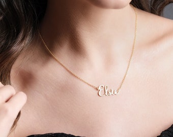 Personalized Name Necklaces - Silver Name Necklace - Gold Mama Necklace - Custom Name Necklace - Name Necklace - Gift for Her Mama Mum