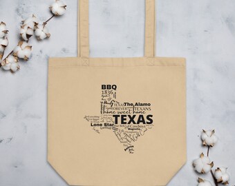 Texas Tote Bag, Texas Shopping Bag, Texas Reusable Bag, Texas Canvas Tote Bag, Texas Tote, Texas Reusable Tote bag, Gift For Mom