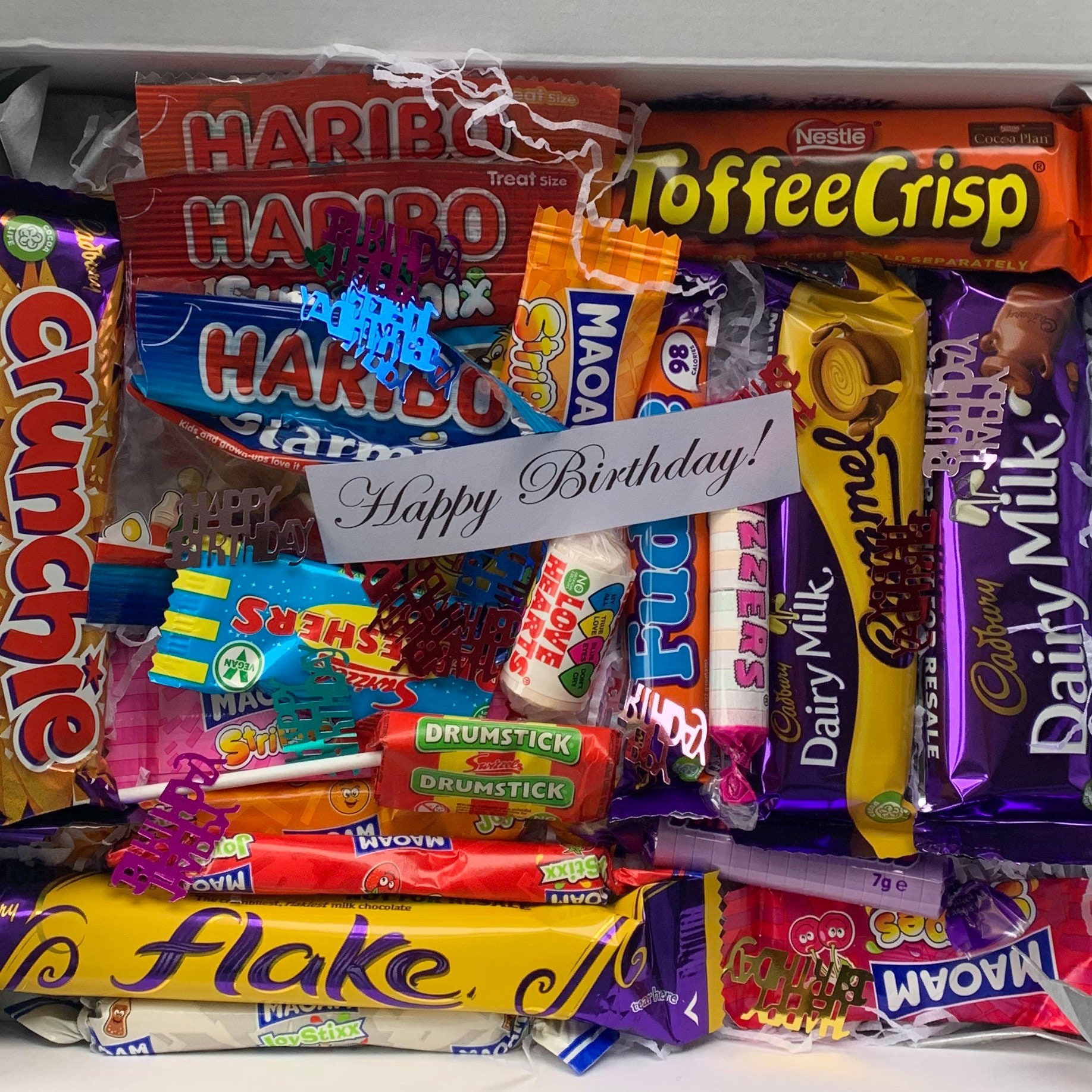 Birthday Chocolate Box Birthday Gift Box Chocolate Hamper Etsy