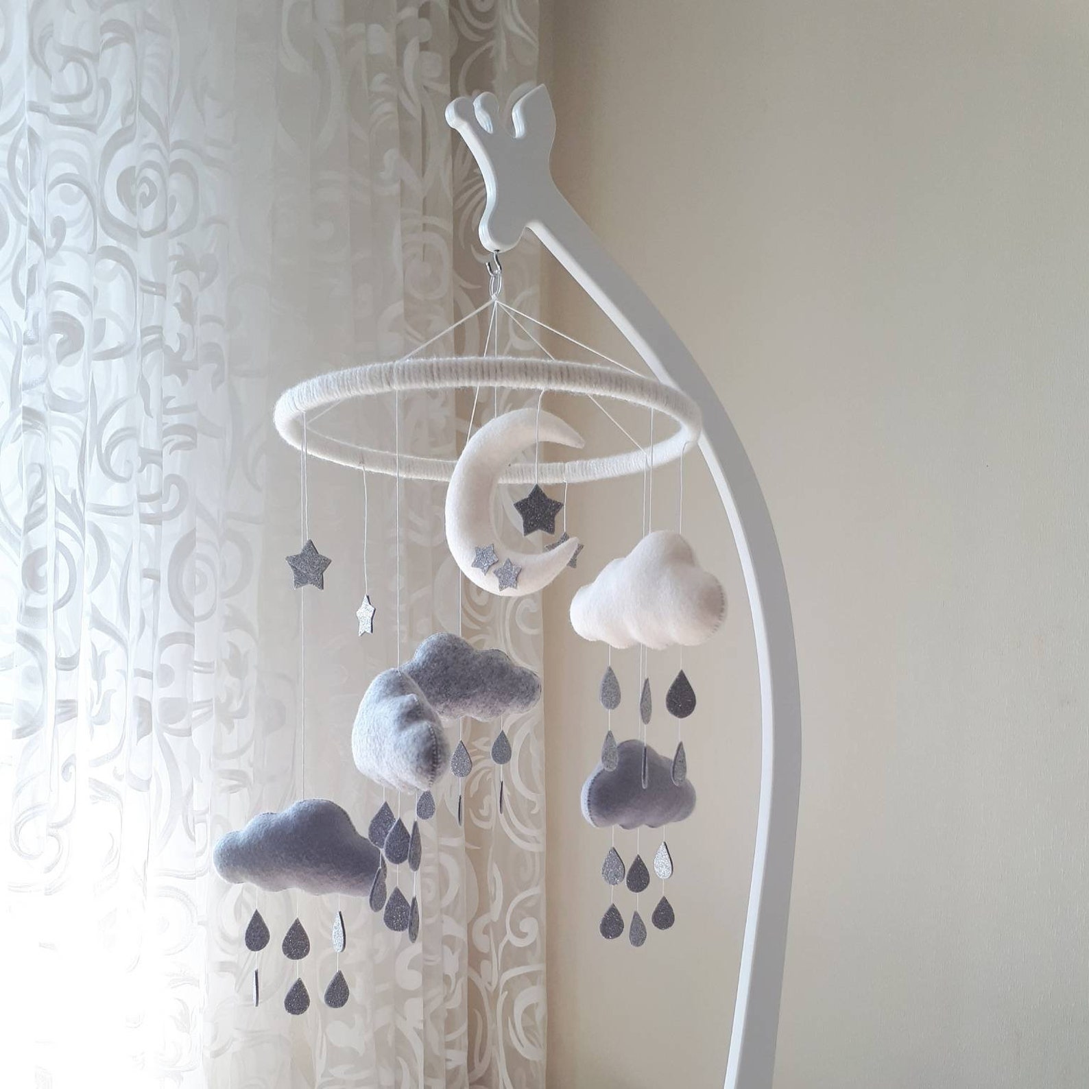 Baby mobile arm baby mobile hanger baby crib attachment Etsy