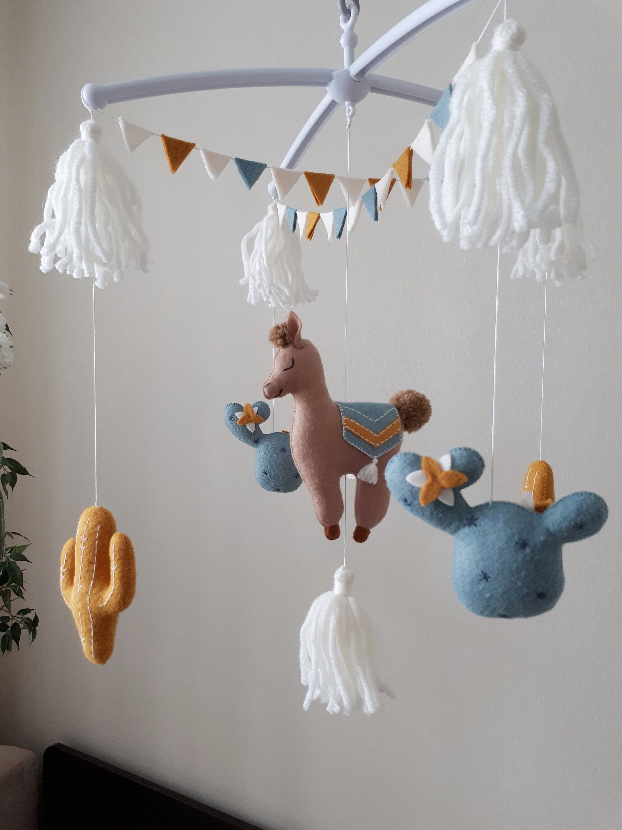 Baby Filz mobile Boho Baby junge mobile Kinderzimmer Dekor Etsy