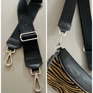 Webbing silver interchangeable strap bag strap strap strap for bags bagstrap leather black interchangeable strap bag strap wide strap