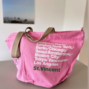 Personalisierte canvas BeachBag Strandtasche Damen Tasche Handtasche Stofftasche Sommertasche Strandtasche Monogramm Initialen Bild 8