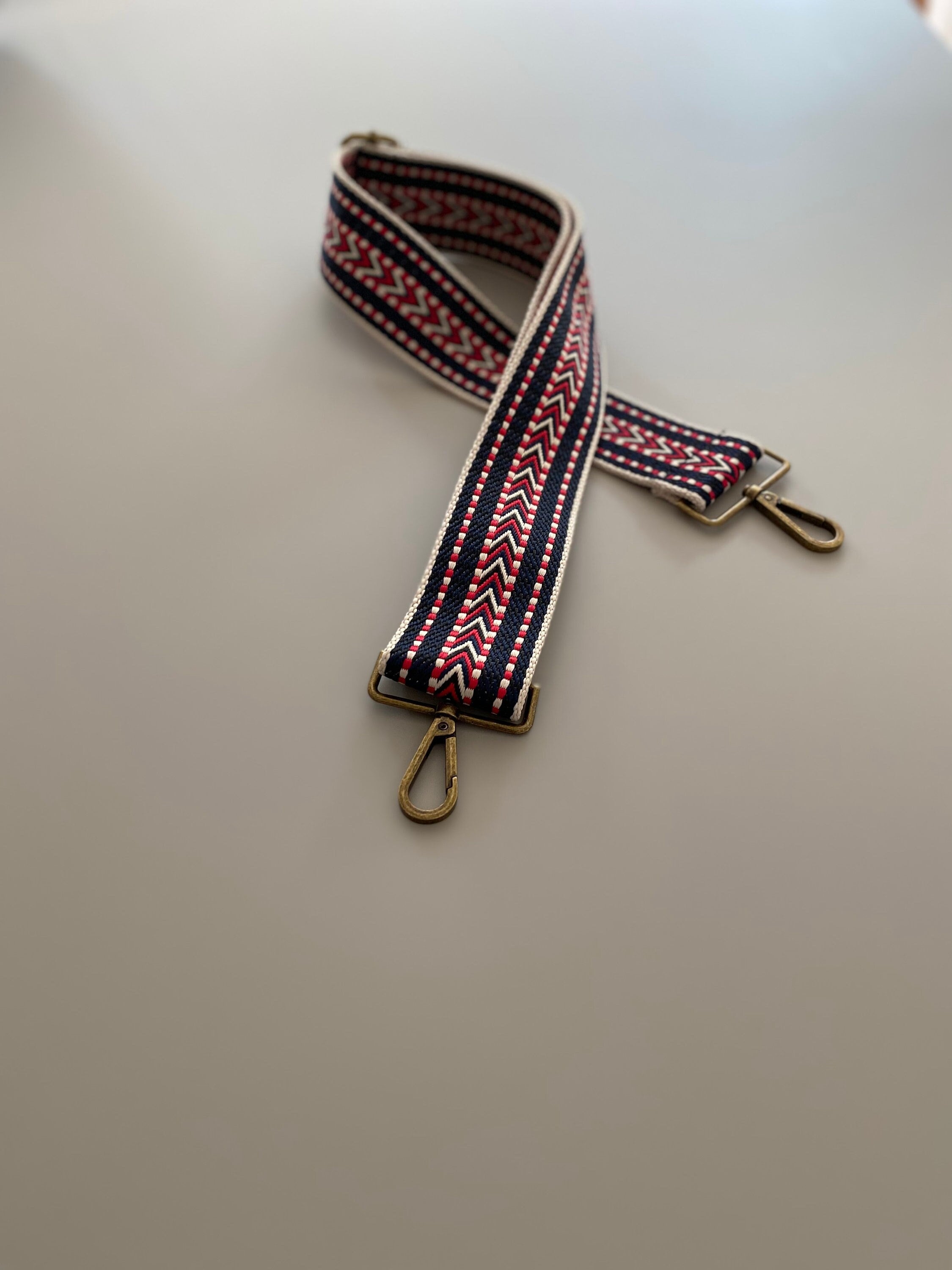 Antique Gold Webbing Bag Strap Strap Band for Bags Bagstrap Blue Red Beige Ethnic Pattern Etsy Australia