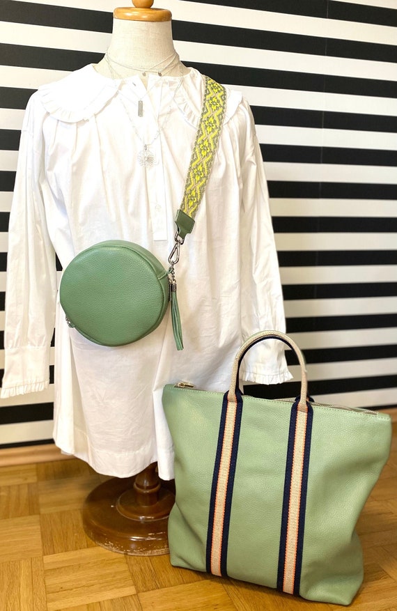 Bolso de mujer personalizado bolso de piel bolso con iniciales