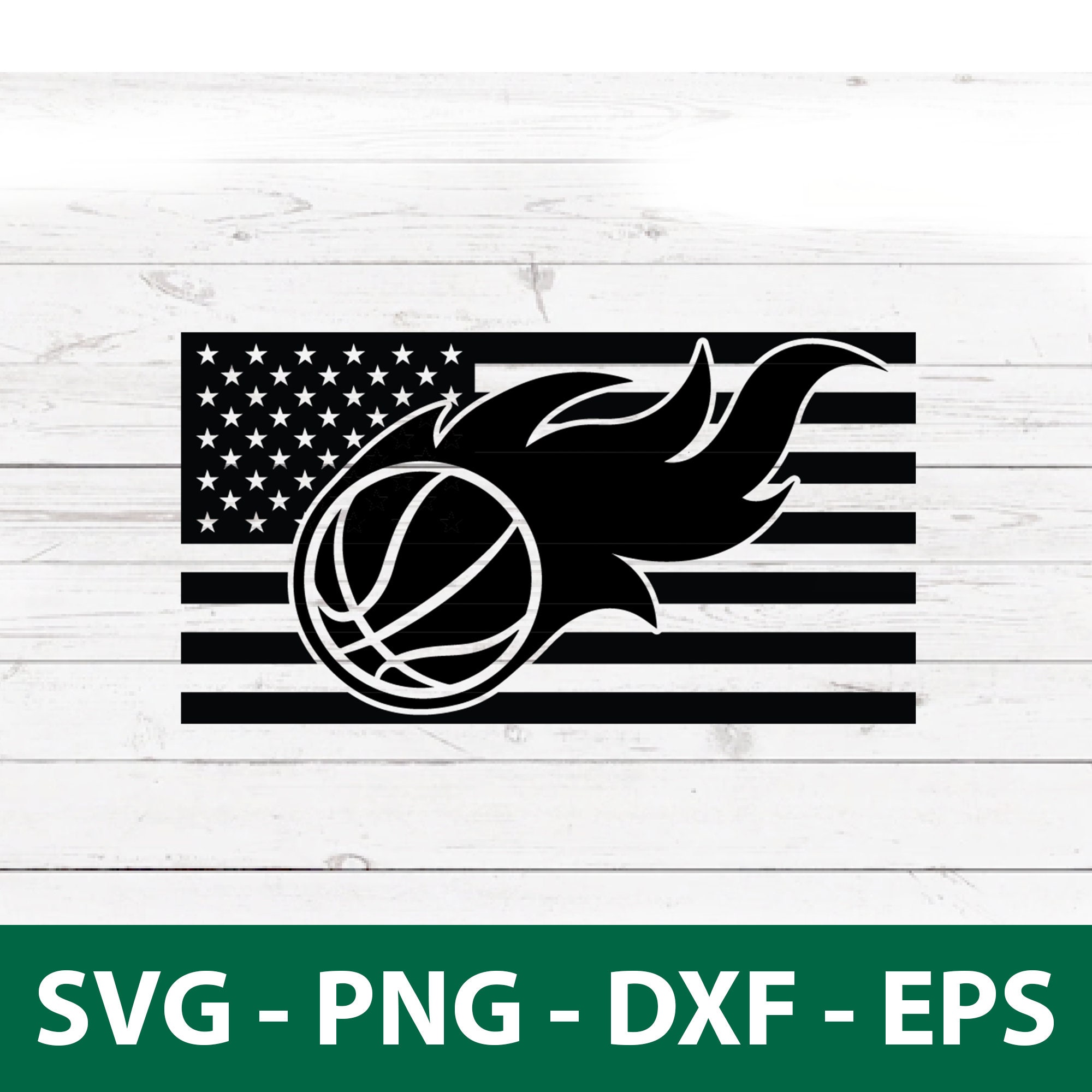 Basketball Flag SVG Basketball Flag PNG Basketball Flag Dxf Etsy