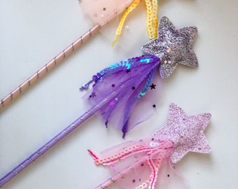 Magic wand. Princess wand. Pretend wand. Sparkle wand. Girls wand. Star wands