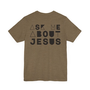 Ask Me Block Tee